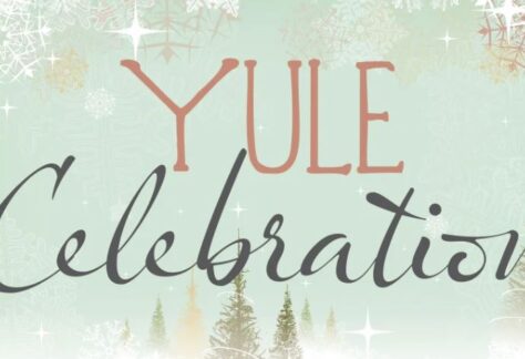 Graphic saying Yule Celebration