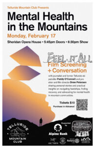 Telluride Mental Health in the Mountains poster