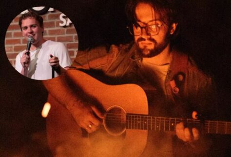 Emery Major with David Uhlfelder photo of man playing guitar