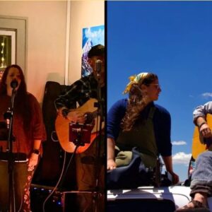 Feeding Giants & Salmon Daze playing music